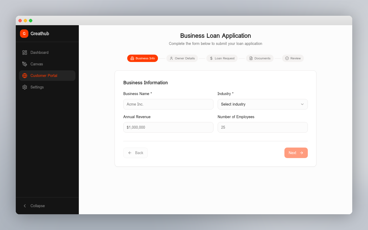 Customer Portal